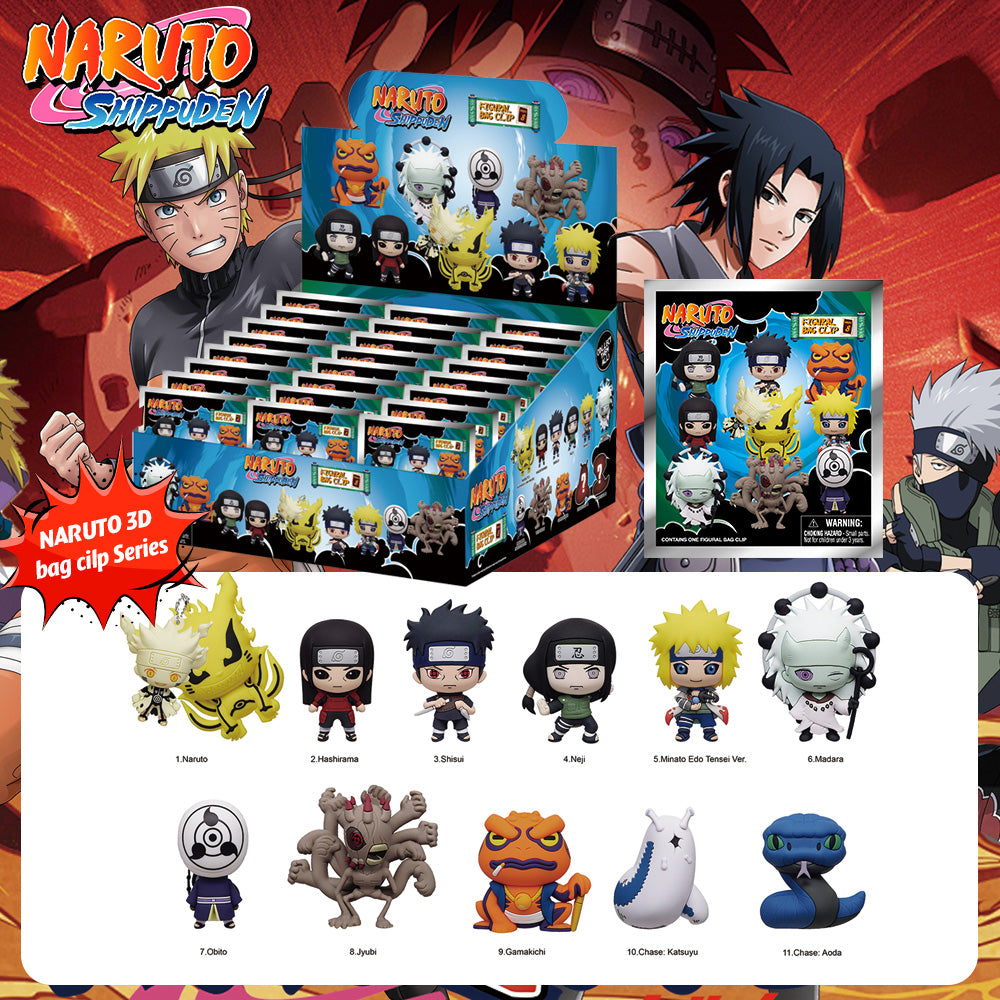 Naruto Blind Bag Keychain – 3D Anime PVC Charm, Random Character Secondary image