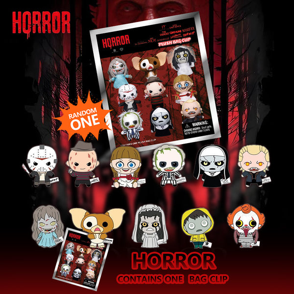 Horror - Plush Blind Bag Keychain - MN-47420