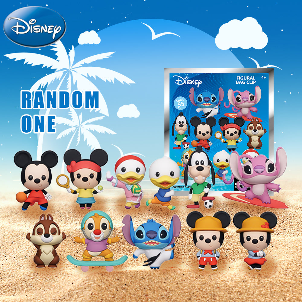 Disney Mickey Mouse & Stitch Sports Series Blind Bag Keychain Charm Secondary image