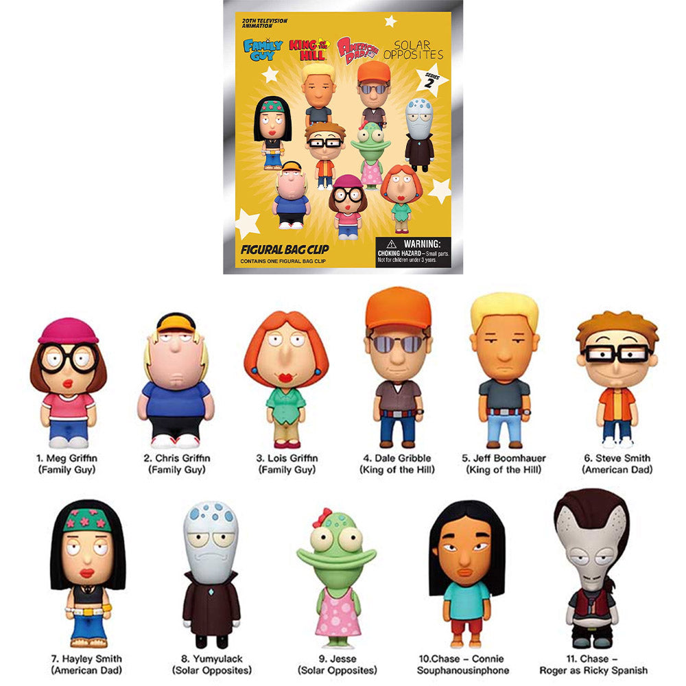 Fox Adult Animation - Blind Bag Keychain - MN-83905 Main image