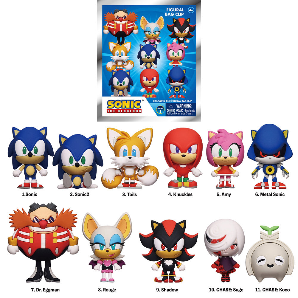 Sonic the Hedgehog - Blind Bag Keychain - MN-36000