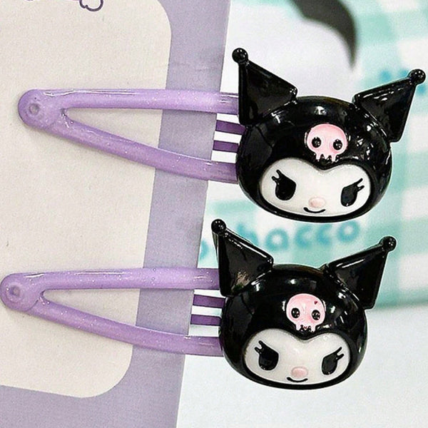 Kuromi - Hair Clip Set - DM-8976