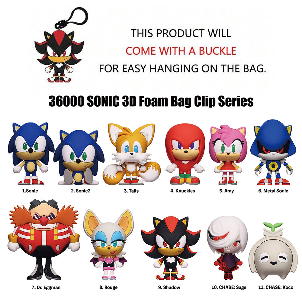 Sonic the Hedgehog - Blind Bag Keychain - MN-36000
