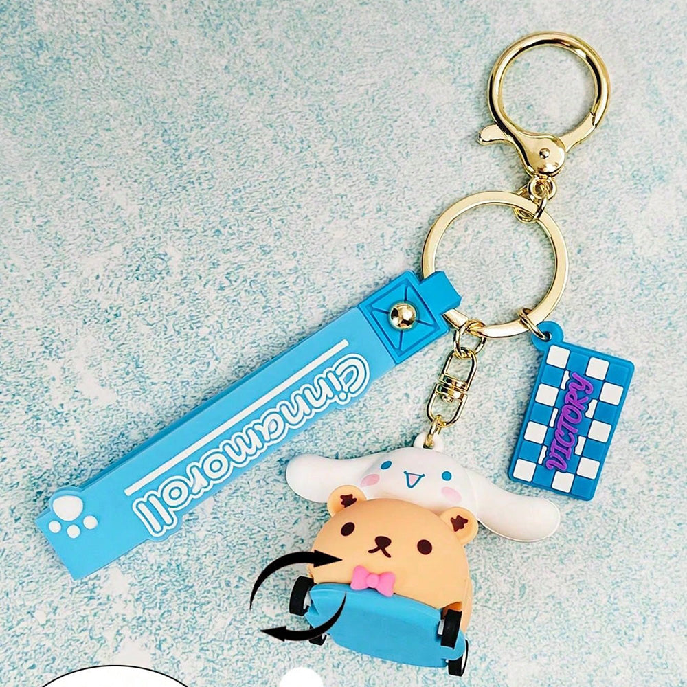Sanrio Cinnamoroll PVC Keychain – Cute Cartoon Charm for Bags, Phones & Keys Secondary image