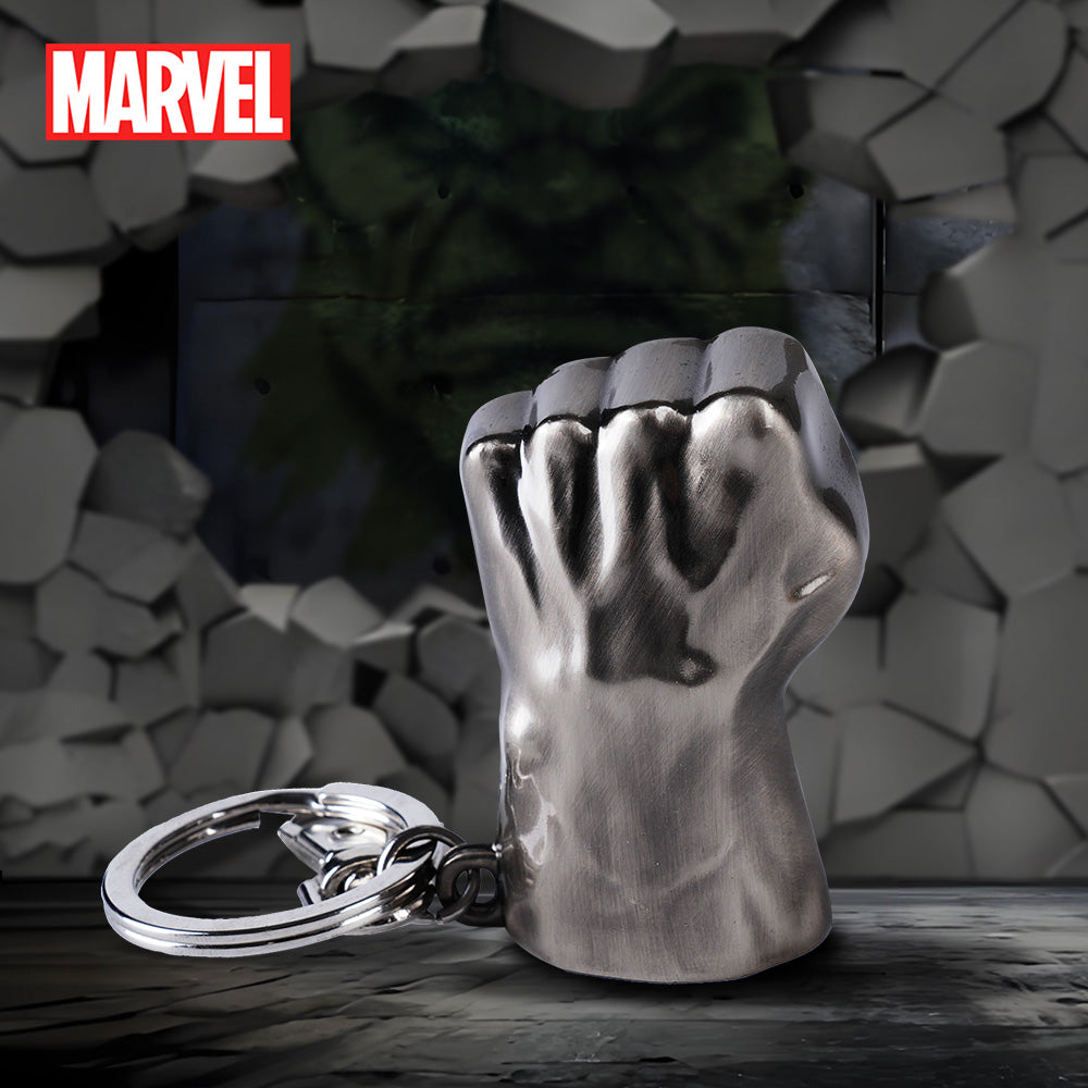 Marvel Hulk Metal Fist Keychain – Avengers Character Keyring for Bags, Cars & Keys Secondary image