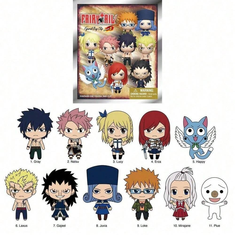 Fairy Tail Mystery Blind Bag PVC Keychain – Random Character Secondary image
