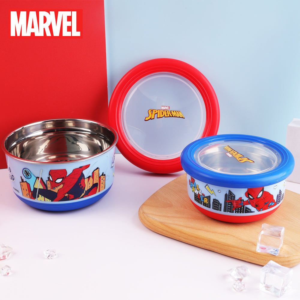 Marvel Spider-Man Stainless Steel Bowl - 15.5 cm Kids Tableware Secondary image