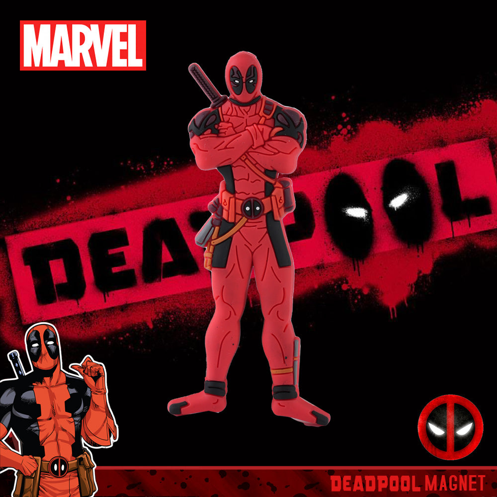 Deadpool Marvel Fridge Magnet – PVC Kitchen Decoration & Gift Secondary image