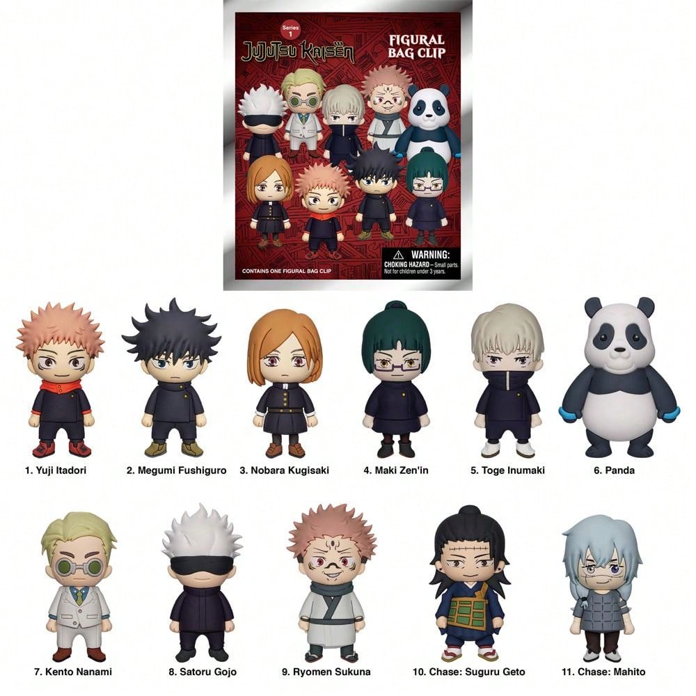 Jujutsu Kaisen 3D Anime Character Blind Bag Keychain - Random Style Secondary image