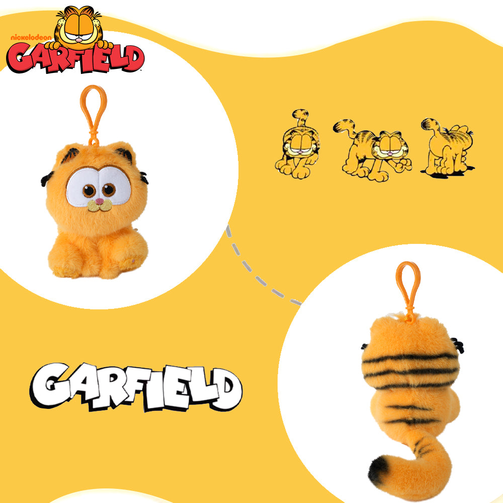 Garfield Plush Keychain - Nickelodeon Cartoon Charm for Bags & Keys Secondary image