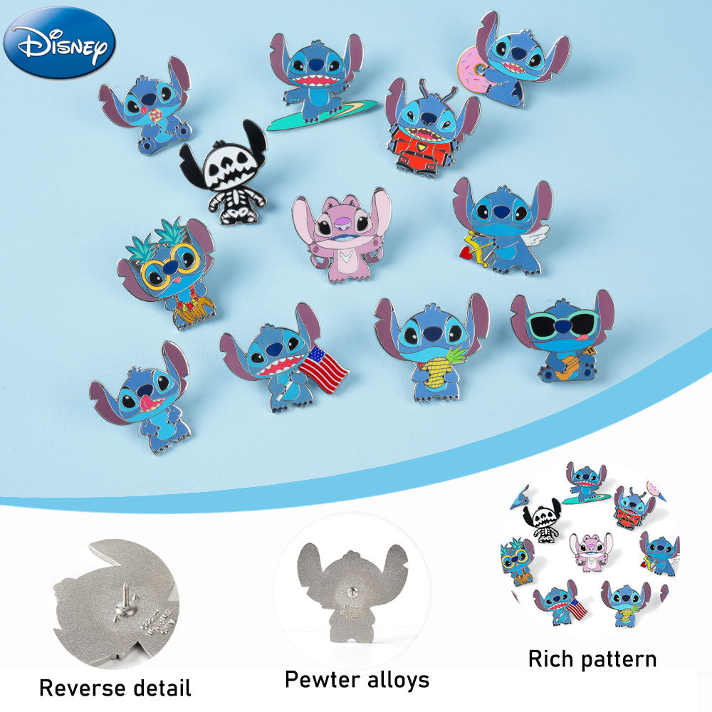 Disney Stitch Enamel Pin – Cute Cartoon Brooch for Clothing, Bags, Backpacks, Hats & Hair Accessories Secondary image