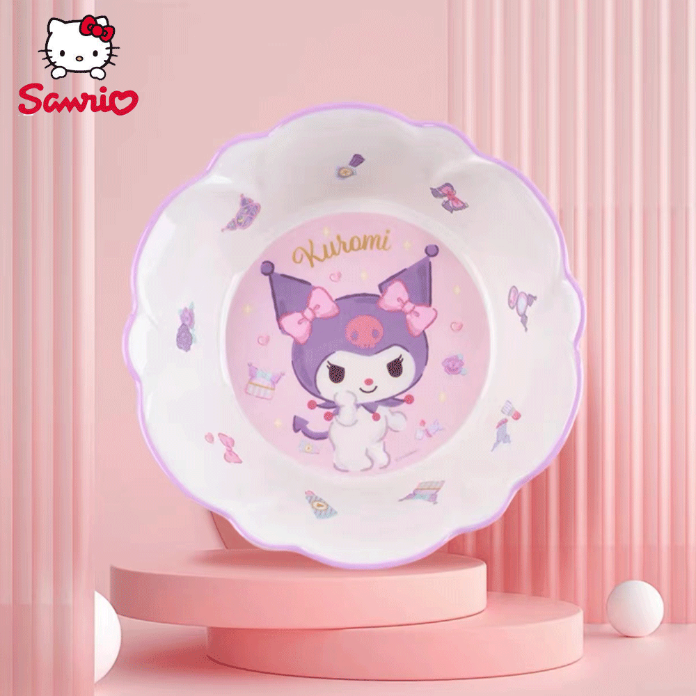 Kuromi Melamine Plate – Sanrio Character Tableware Secondary image