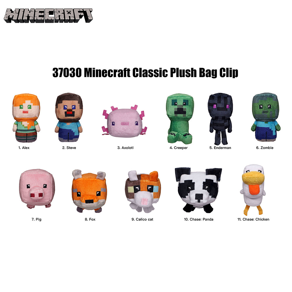 Minecraft Plush Blind Bag Keychain – Surprise Character Charm Secondary image
