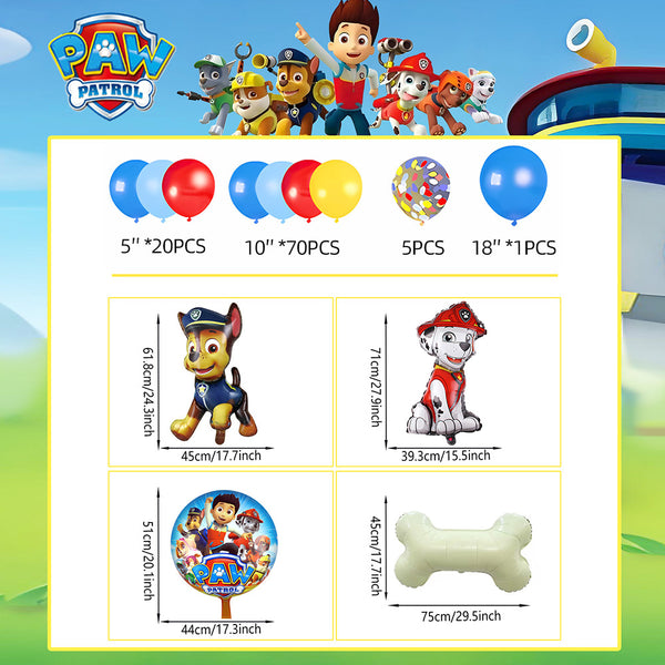 Paw Patrol - Balloon Set - JJ-QDFM-008