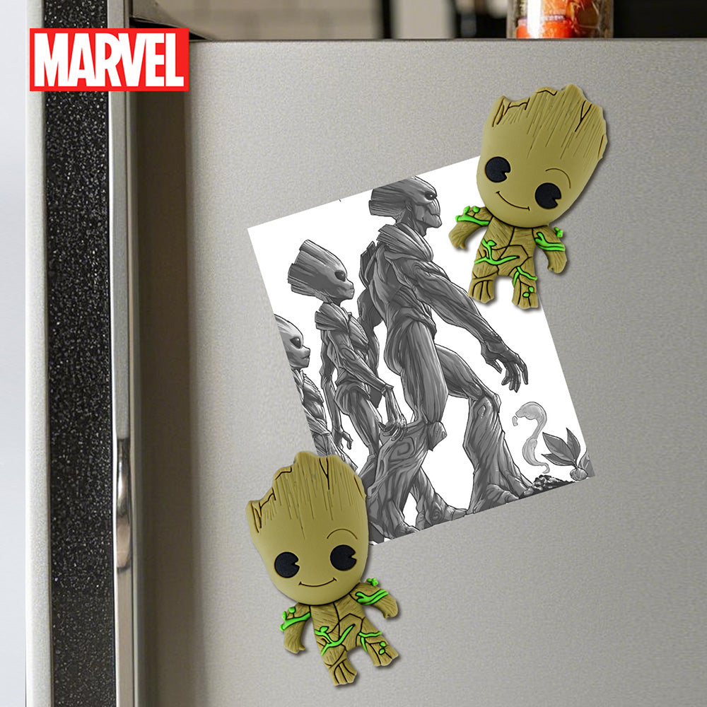 Marvel Groot Fridge Magnet – Cute Cartoon Kitchen & Office Decoration Secondary image