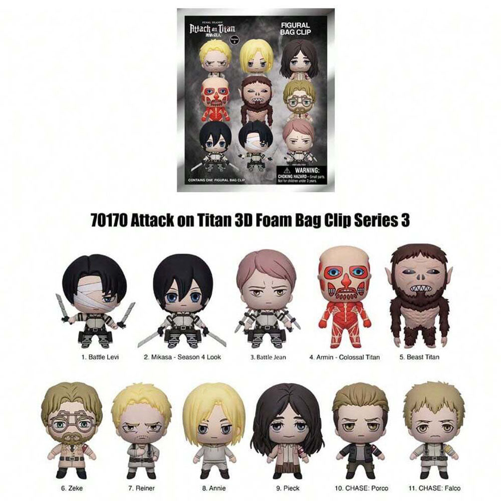 Attack on Titan - Blind Bag Keychain - MN-70170