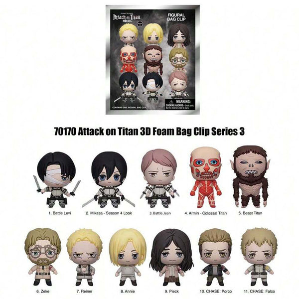 Attack on Titan - Blind Bag Keychain - MN-70170