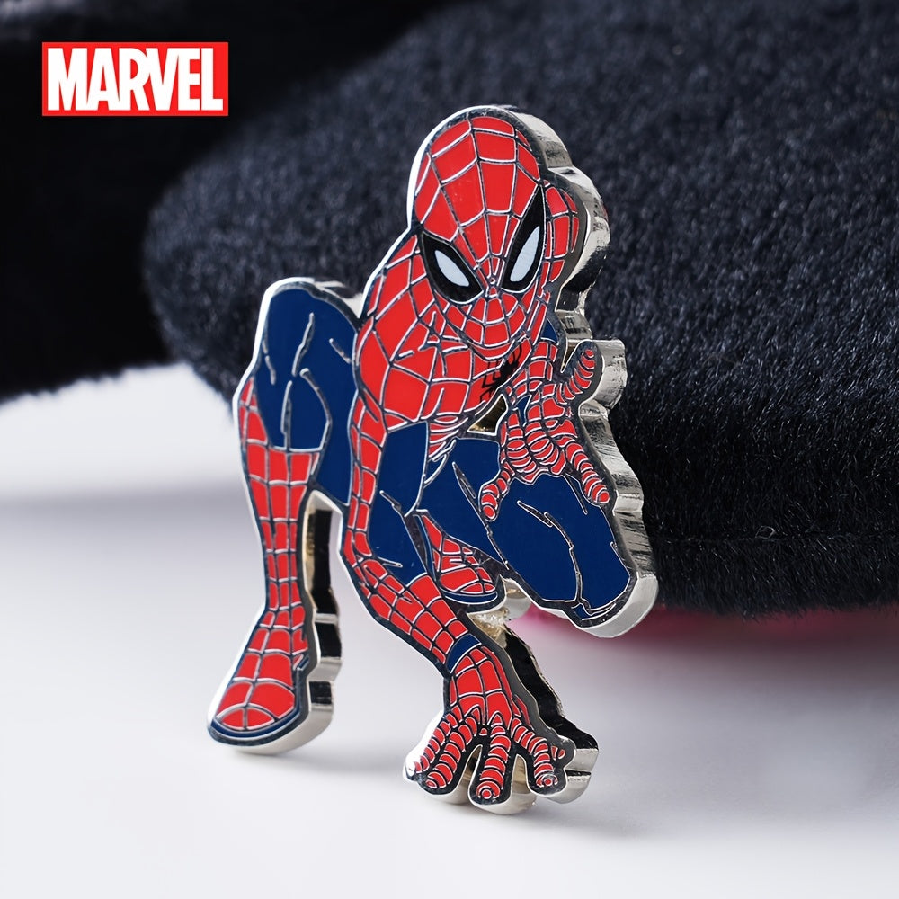 Marvel Spider-Man Metal Pin – Collectible Zinc Alloy Brooch for Bags & Clothing Secondary image