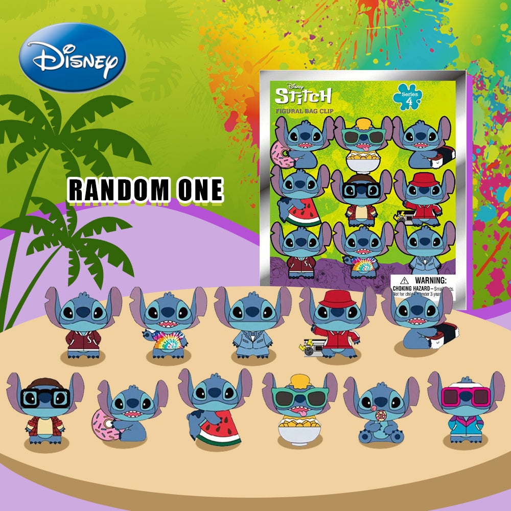 Disney Stitch Series 4 Blind Bag Keychain – PVC Charm for Bags & Keys Secondary image