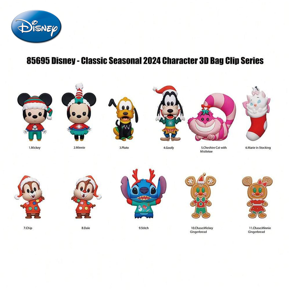 Disney Mickey Mouse Blind Bag Keychain - PVC Charm Collectible Secondary image