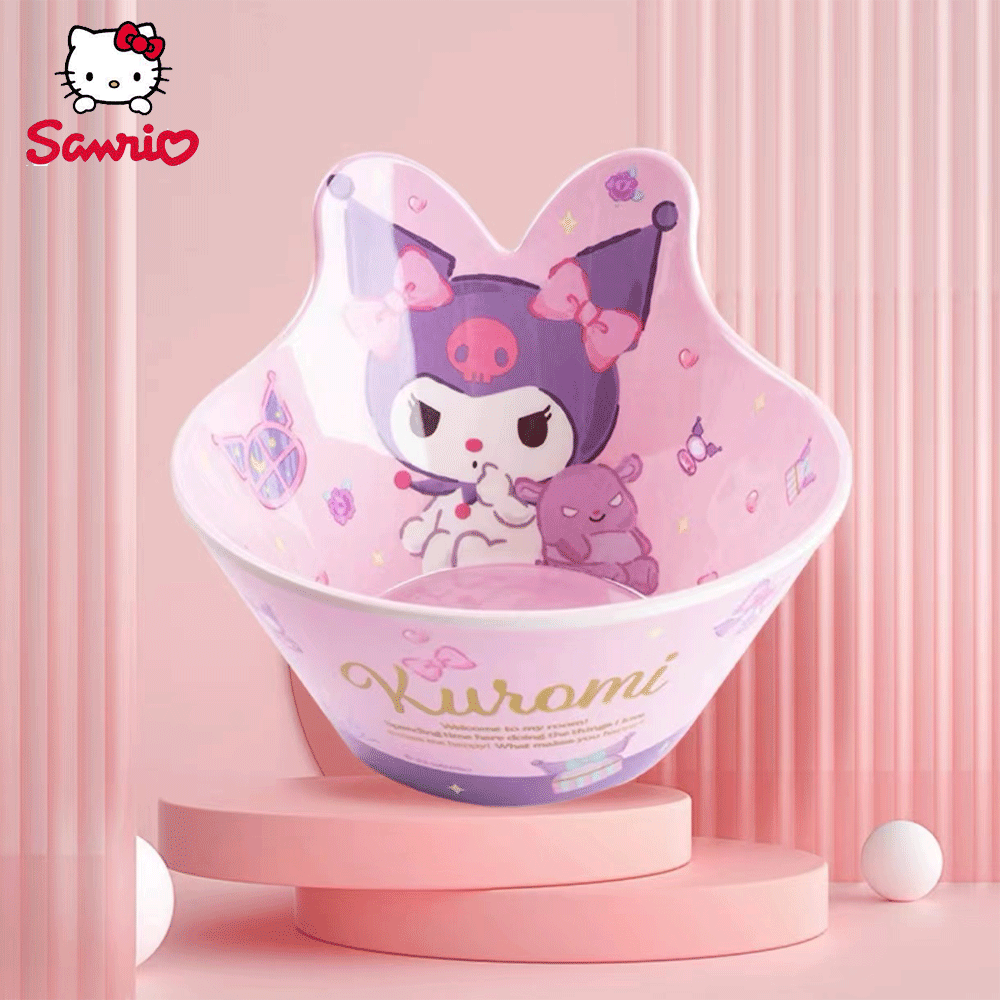 Kuromi Melamine Bowl – Sanrio Character Tableware Secondary image