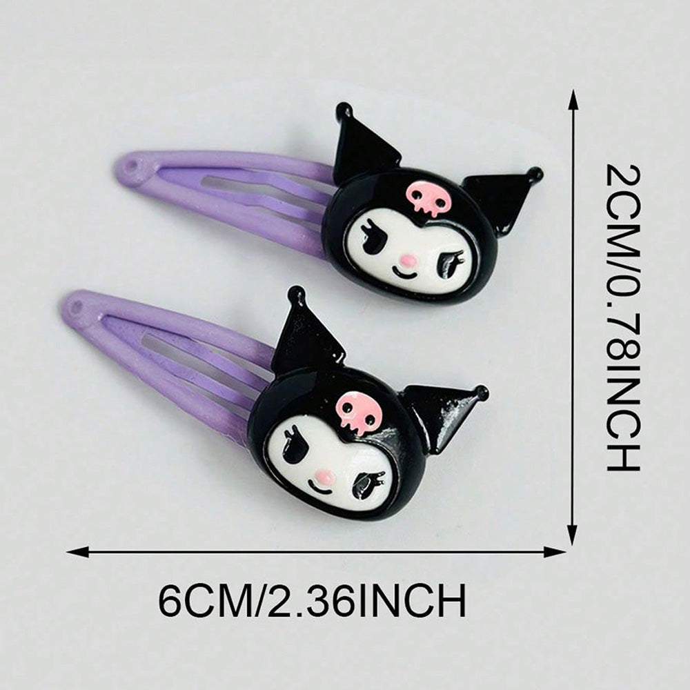 Kuromi - Hair Clip Set - DM-8976