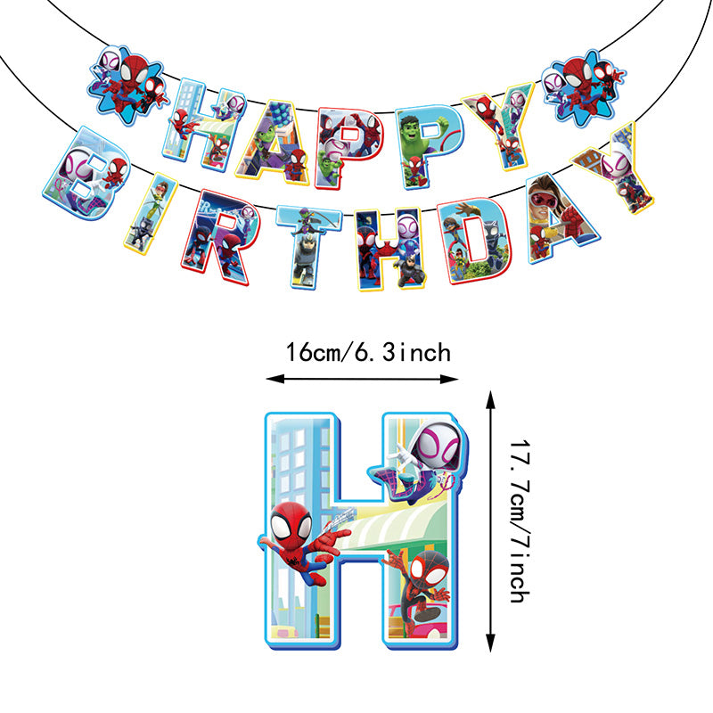 Spider-Man - Balloon Banner - MZ-SJT-0005