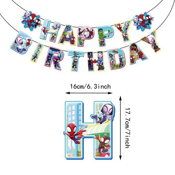 Spider-Man - Balloon Banner - MZ-SJT-0005