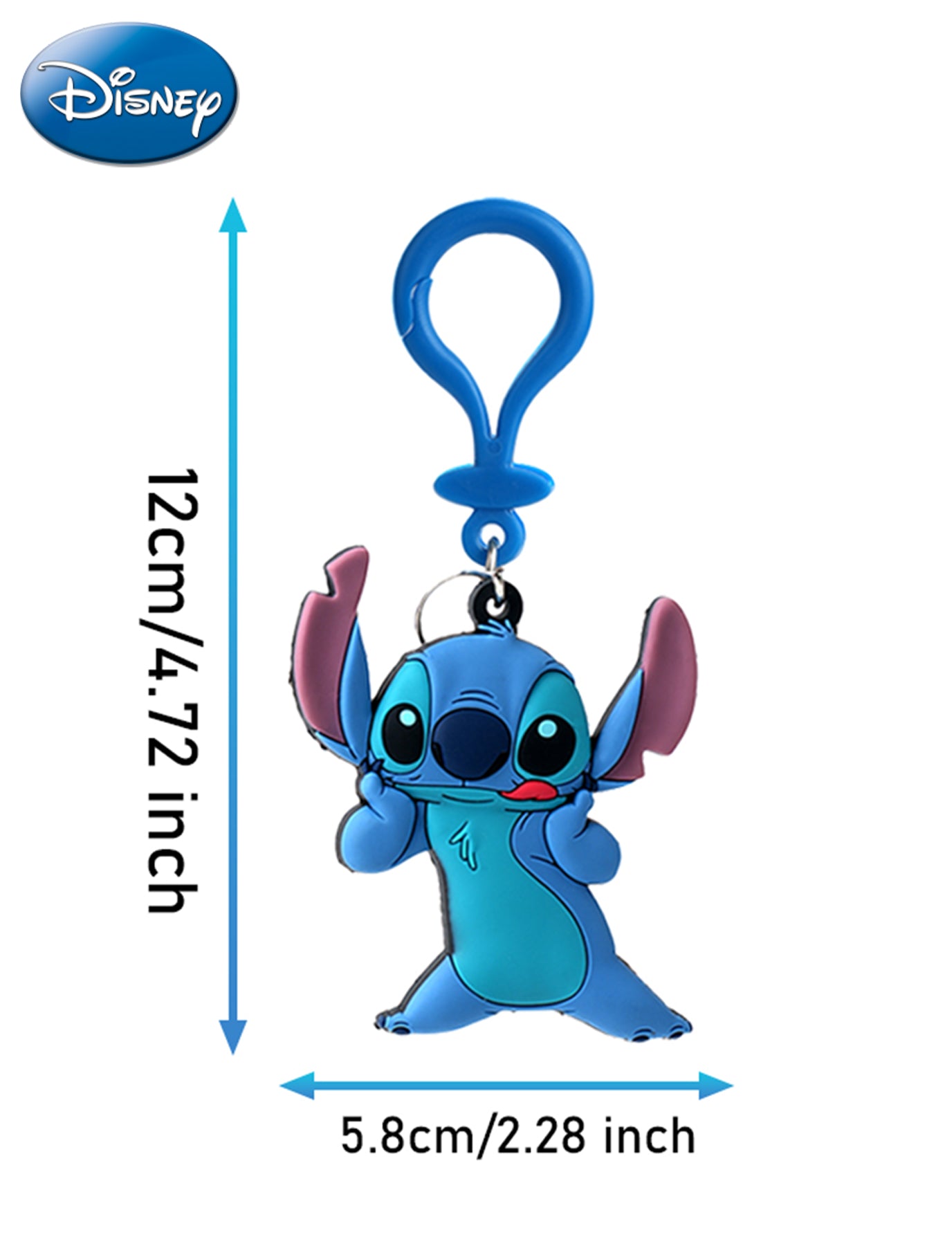 Disney Stitch PVC Keychain – Cute Collectible Charm Secondary image