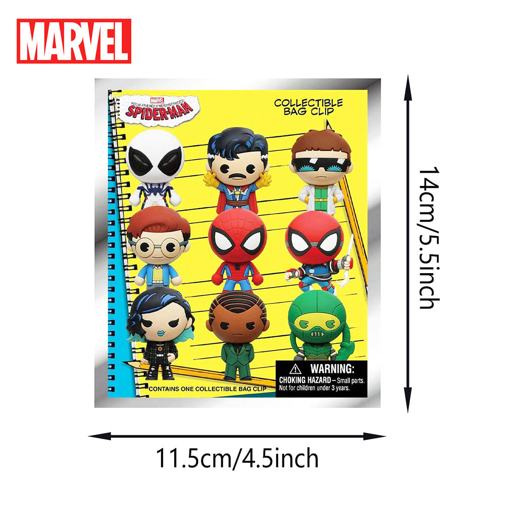 Marvel Spider-Man Blind Bag 3D Keychain – Surprise PVC Charm Secondary image