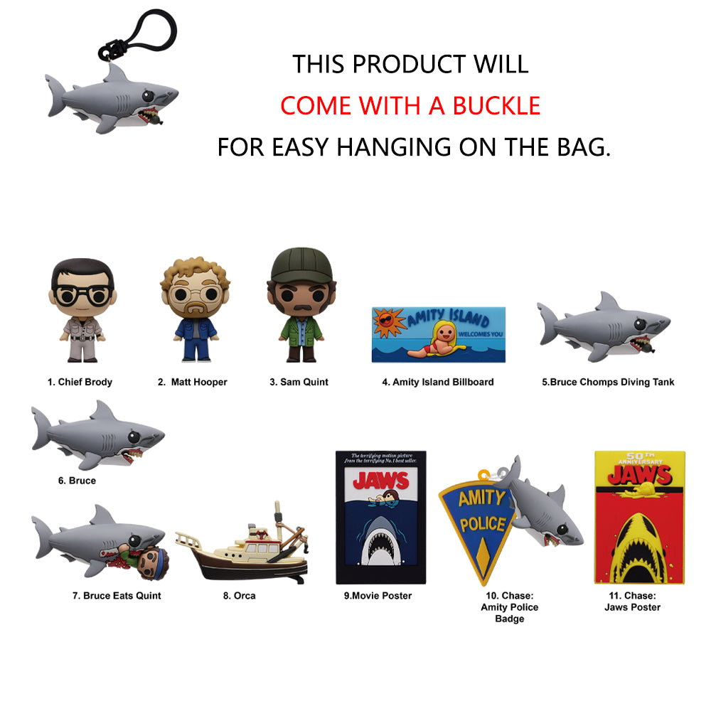 JAWS PVC Blind Bag Keychain - Universal Studios Collectible サブ画像