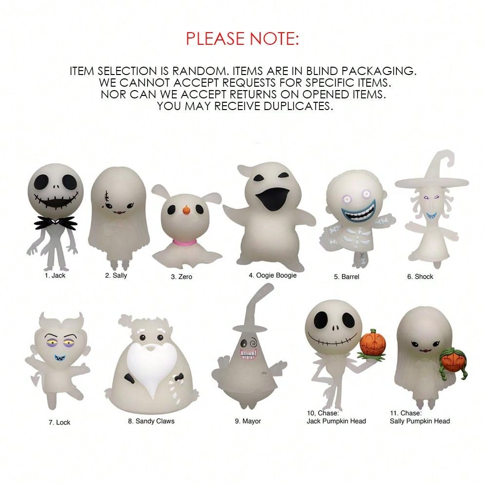 Disney The Nightmare Before Christmas Blind Bag Keychain – Random PVC Charm Secondary image