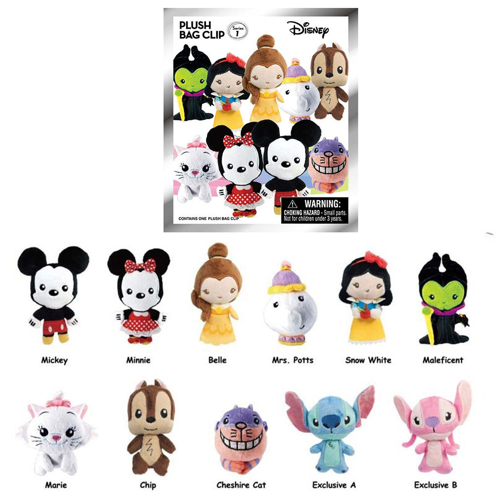 Disney Characters - Plush Blind Bag Keychain - MN-85530