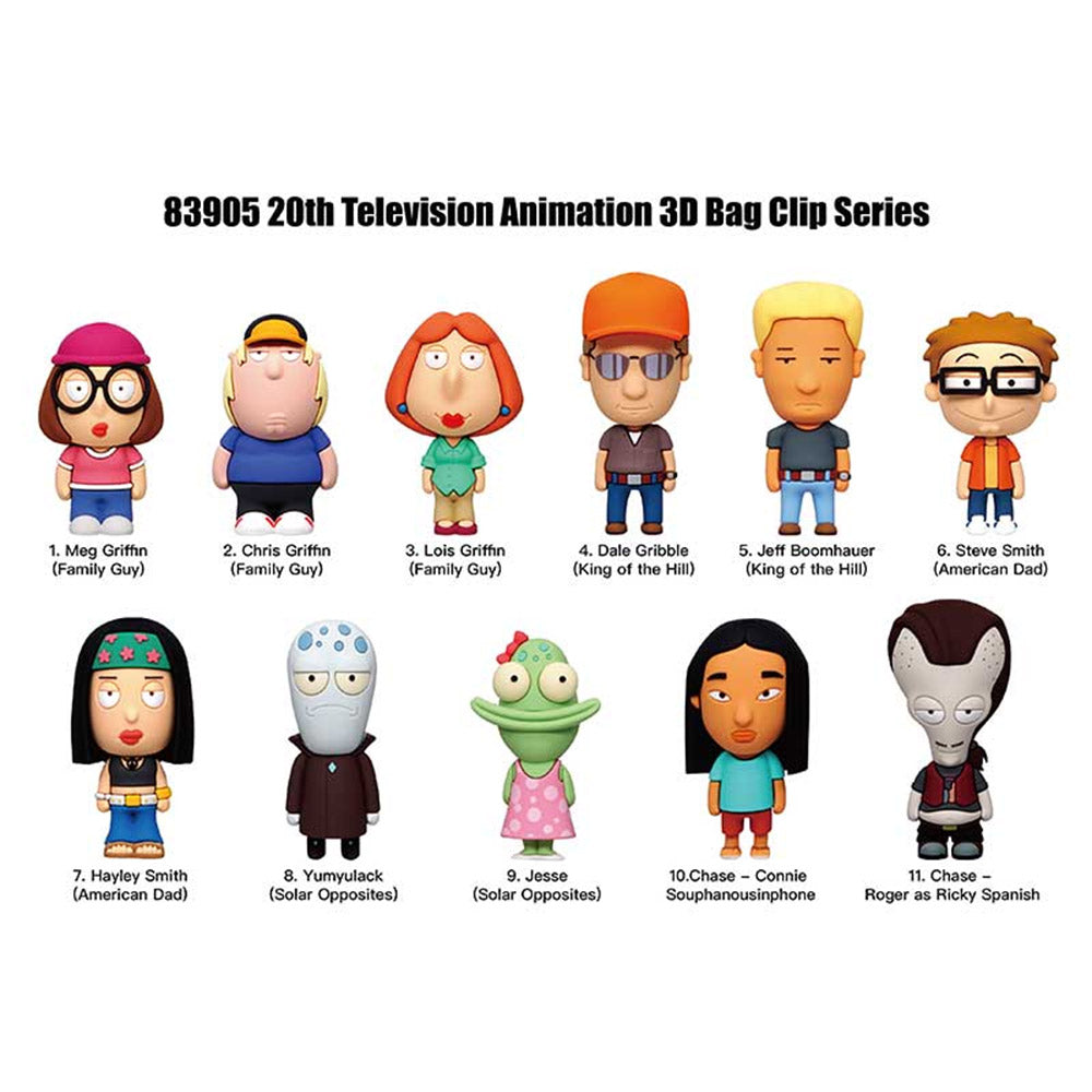 Fox Adult Animation - Blind Bag Keychain - MN-83905