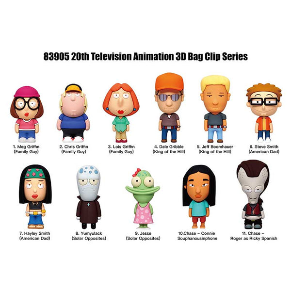 Fox Adult Animation - Blind Bag Keychain - MN-83905