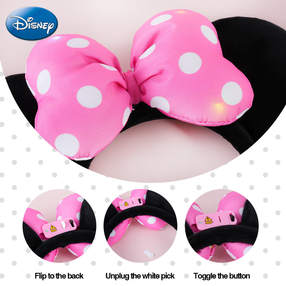 Mickey Mouse - Light-Up Headband - MN-84442A-Pink