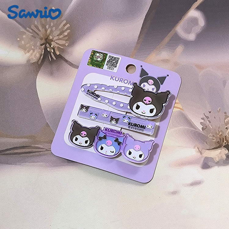 Kuromi - Hair Clip Set - FJ-11749-Kuromi