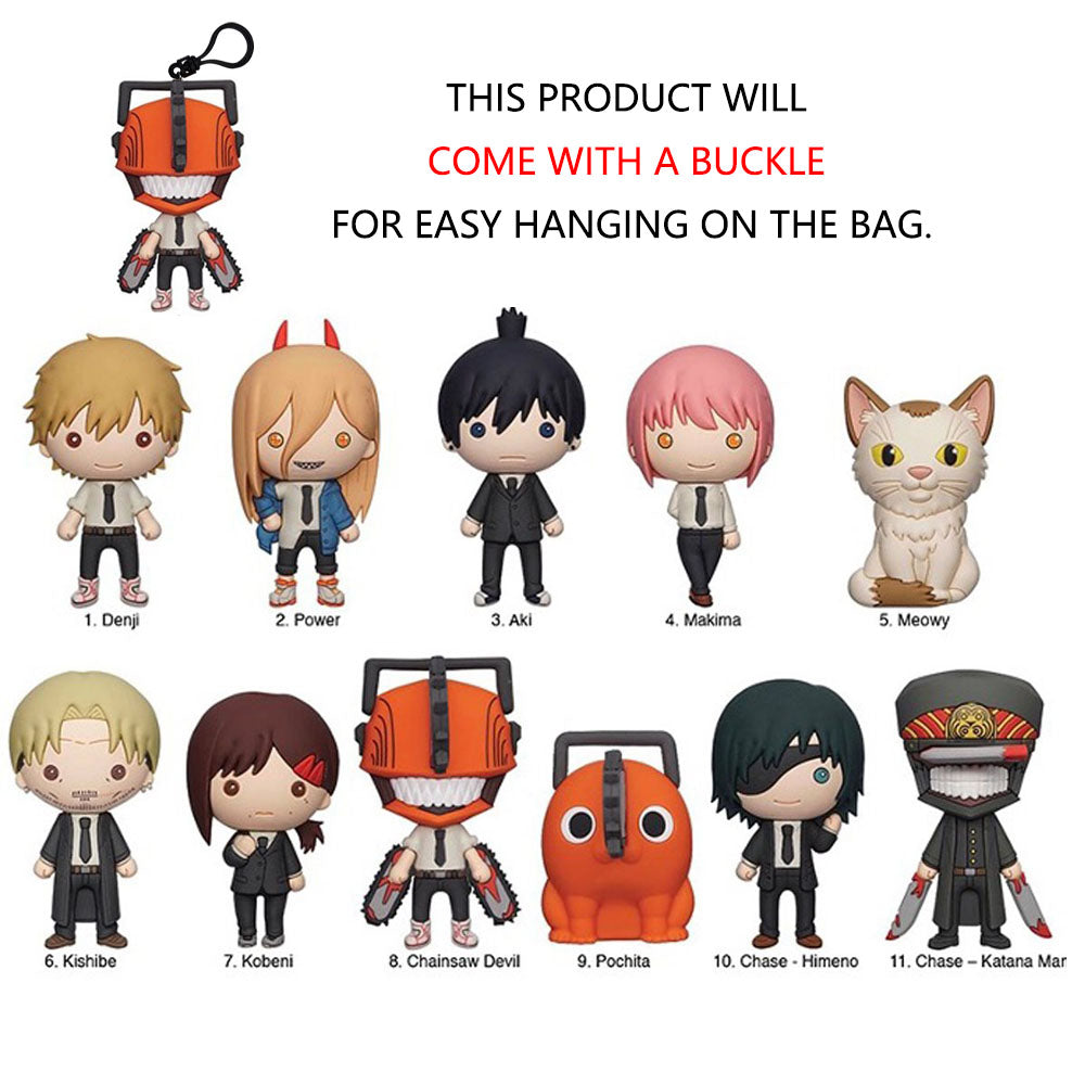 Chainsaw Man PVC Blind Bag Keychain - Random Design Secondary image