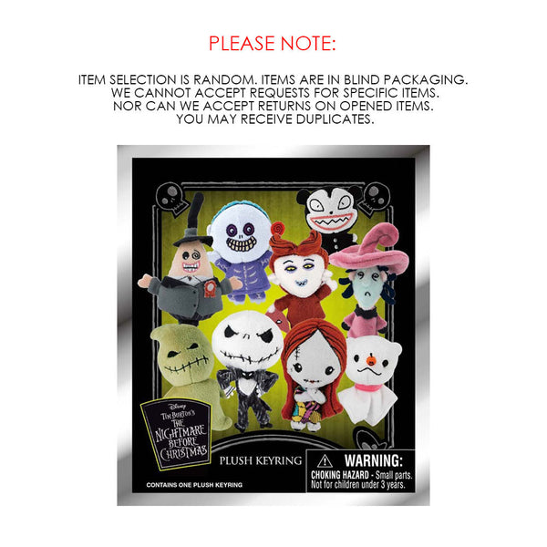 The Nightmare Before Christmas - Plush Blind Bag Keychain - MN-22655