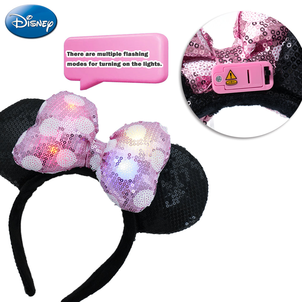 Mickey Mouse - Light-Up Headband - MN-84442-Pink